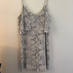 Rory Beca 100% Silk Snake Skin Dress